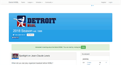 Desktop Screenshot of detroitmsbl.com