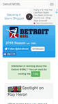 Mobile Screenshot of detroitmsbl.com